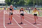 Under-15 girls 100 metres. Photo: David T. Hewitson/Sports for All Pics